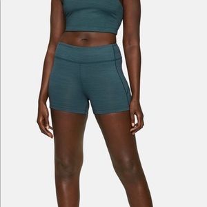 Outdoor Voices Flex Shorts in Evergreen M